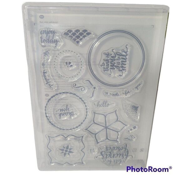 Stampin' Up EASTERN BEAUTY Clear Mount Stamp Set Of 21 Card Making Scrapbooking - Picture 12 of 12